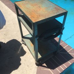 $25 rolling cart on casters overhead projector cart