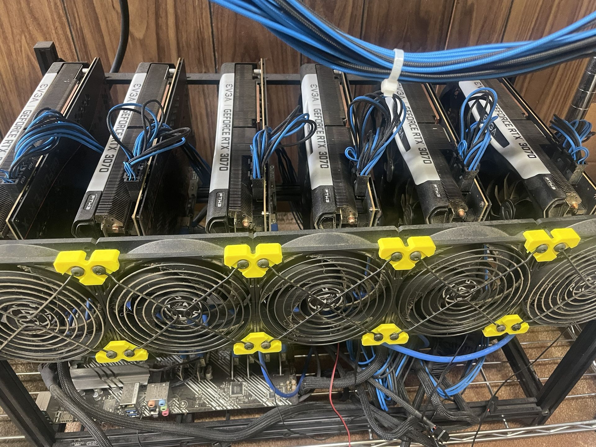 EVGA Bitcoin Mining Rig, Gaming Cards