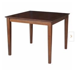 36in Solid Wood Dining Table