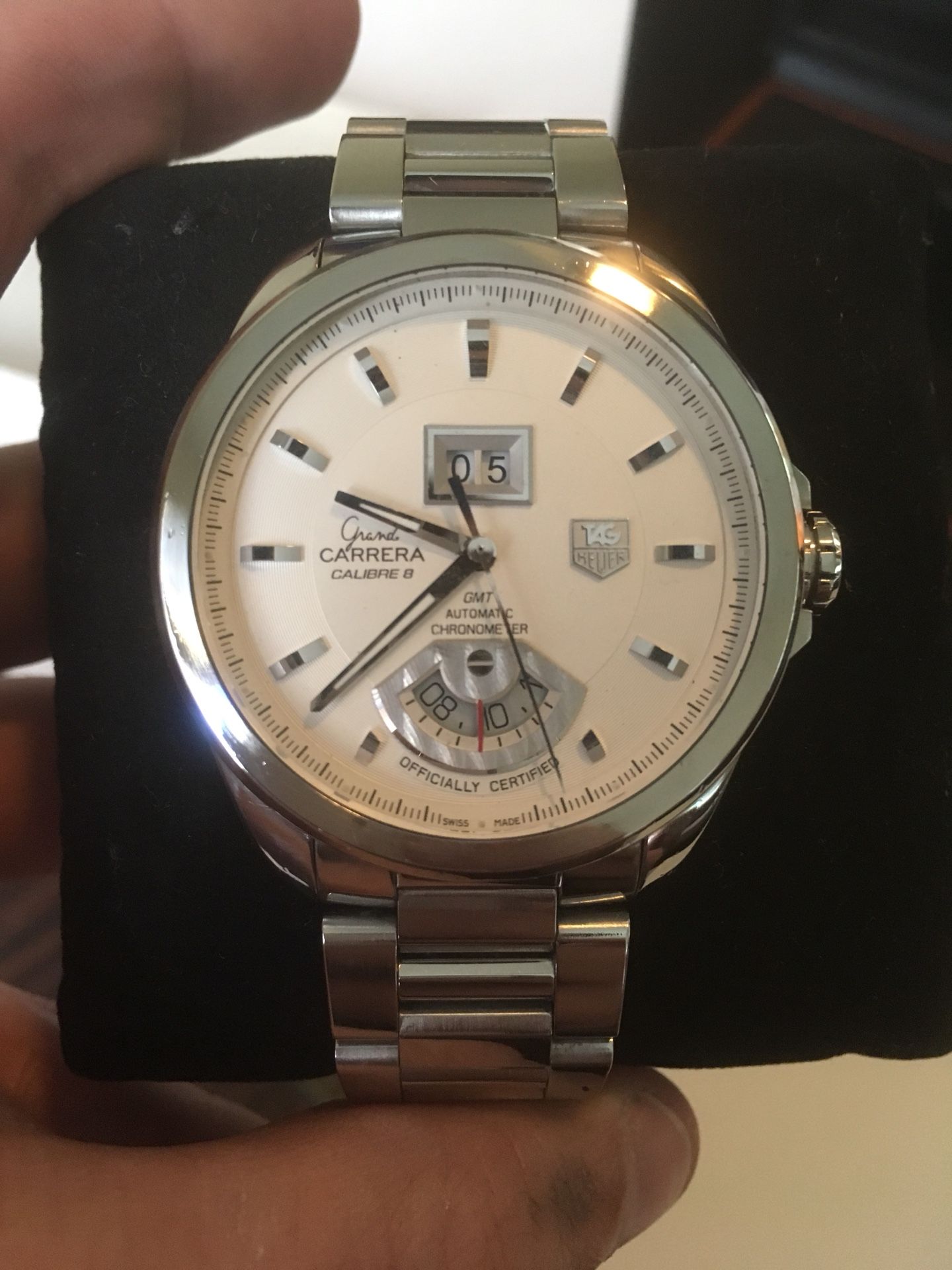 Tag Heuer Grand Carrera GMT Chronometer Watch