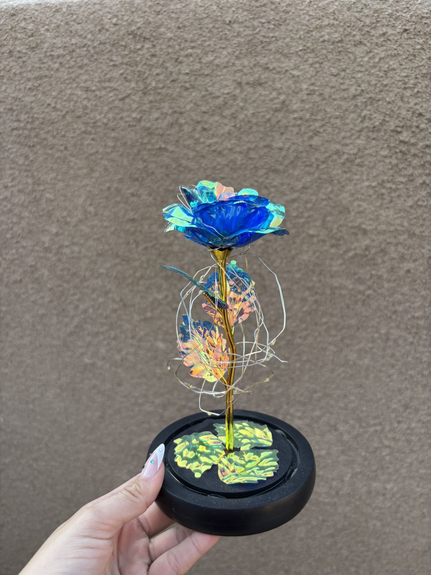 Light Up Blue Rose 