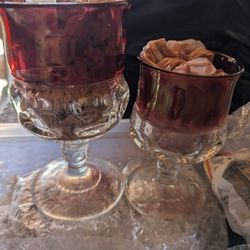 Ruby Glass Set!! 