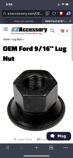 OEM Ford 9/16 Lug Nuts