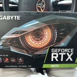 Gigabyte Nvidia 3070 Video Card