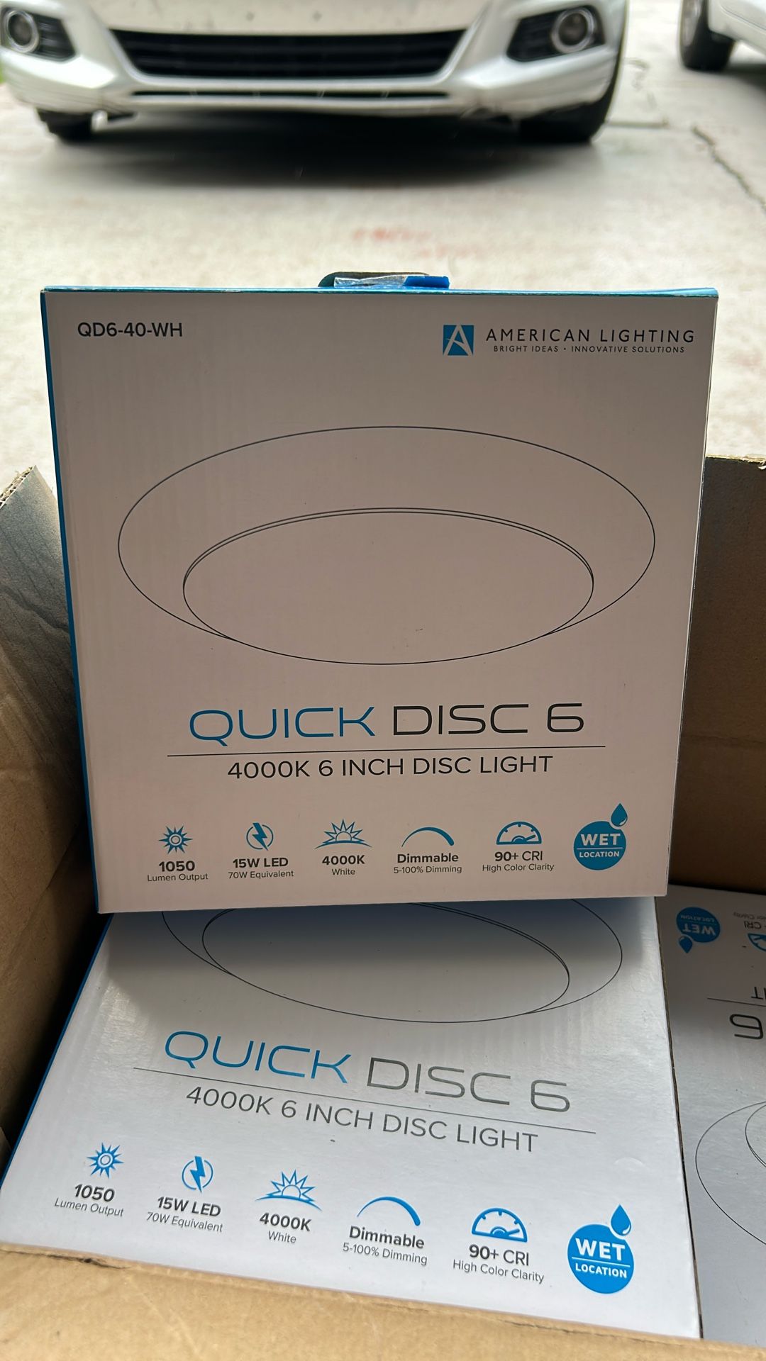 Quick Disc 6 4000k 6 Inch Disc Light