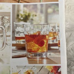 Princess house Vasos Cortos Set De 4