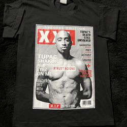 Vintage Tupac Xxl Magazine Shirt
