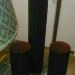 (8) stackable snap together columns* indoor/outdoor use