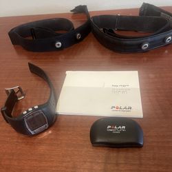 Polar FT40 Heart Rate Monitor + extra straps 