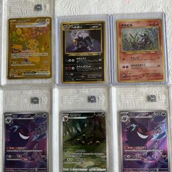 Pokemon slabs/ cards