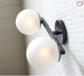 Pottery Barn Hollywood Double Sconce (15") Set Of 2
