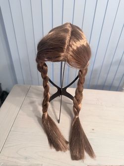 Ginger Braided Pigtails Halloween Wig
