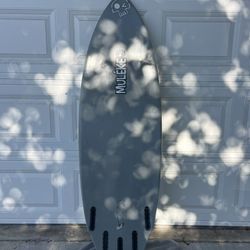 Muleke Surfboard By Breno Basilio 5’7” 19.50”x2.50” 28.0 Liters Iska Swallow Tail Epoxy