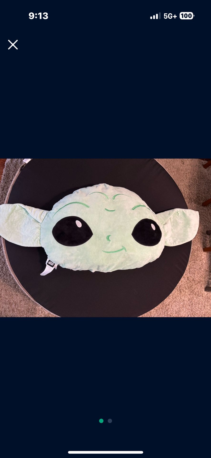 Huge Baby Yoda Pillow