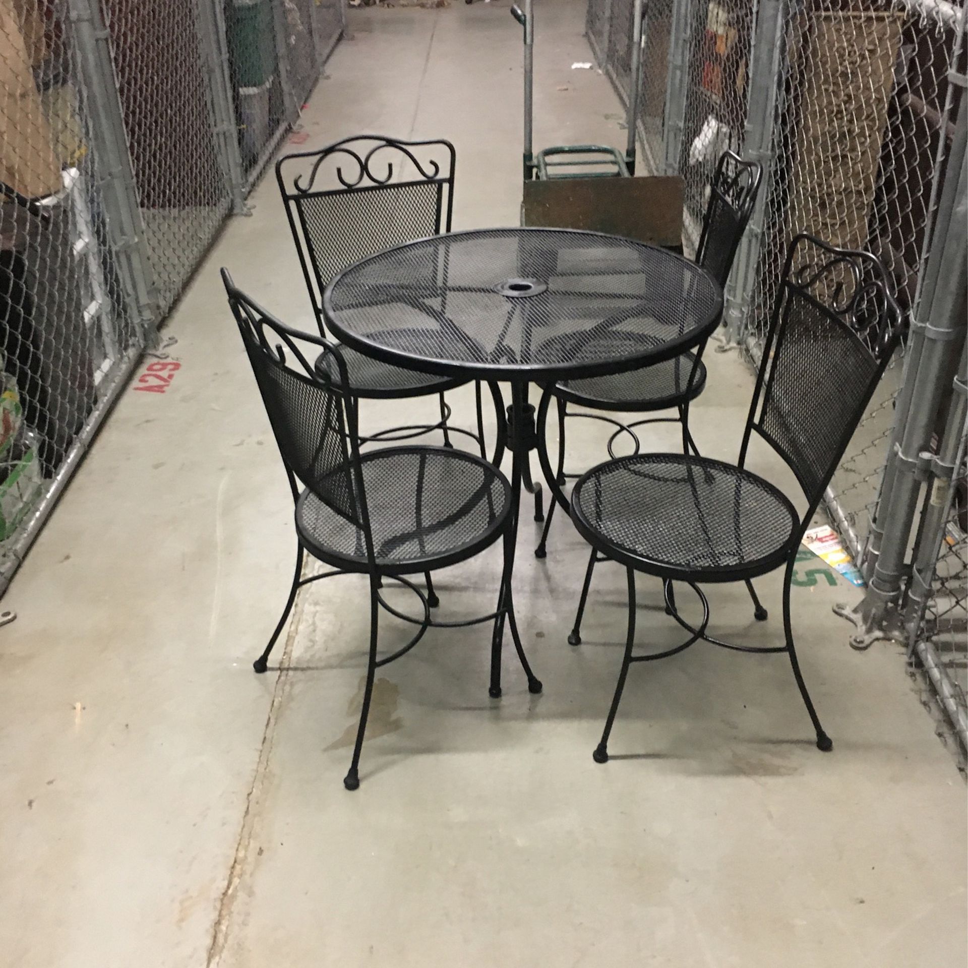 Ice Cream Chairs And  Table