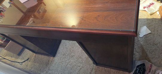 Solid Wood Executive Desk 52"