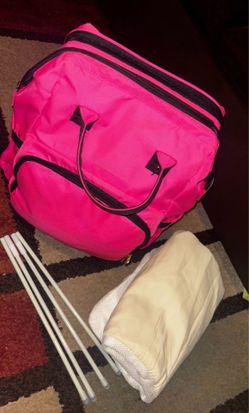 Pink Diaper Bag with changing pad