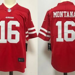 San Francisco 49ers #16 Joe Montana Stitched Jersey 