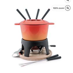 Sierra CAST IRON fondue Set 