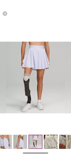 Lululemon Court Rival High-Rise Skirt *Long Pastel Blue size 6