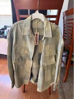 L Over Sized Anom Denim Jacket
