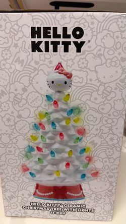 Hello Kitty Ceramic Christmas Tree with Lights