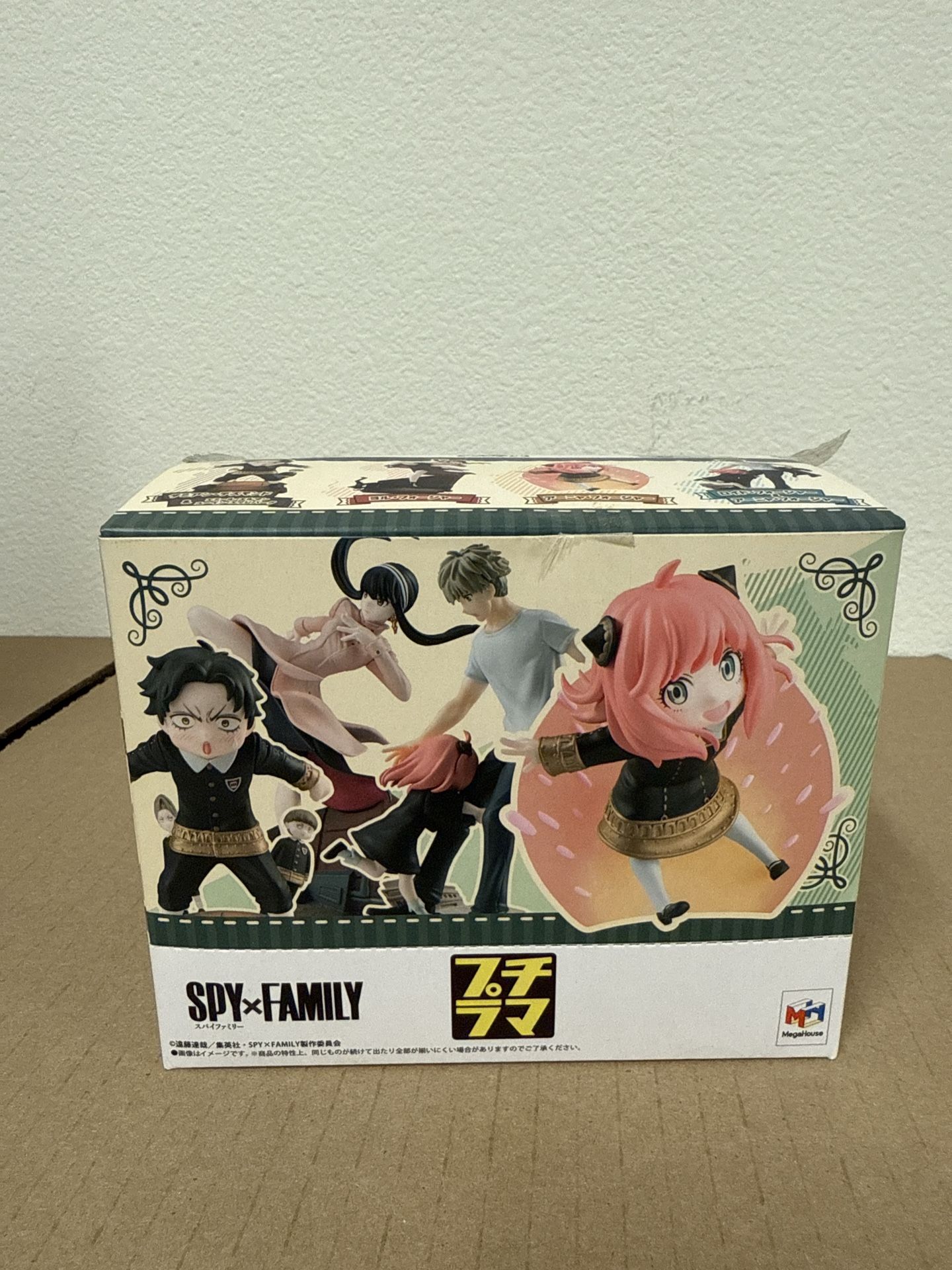 Megahouse Puchirama Series SPY x FAMILY Toy Figure 4 Types Complete Set Anya Yor