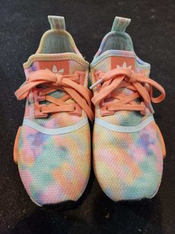 Super cute, like new, limited edition youth Adidas Boost tennis shoes size 5.5 / womens 7 