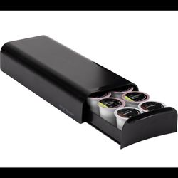 Mind Reader Single Serve Coffee Pod Organizer, 12-14 Coffee Pod Capacity, WHITE ONLY 