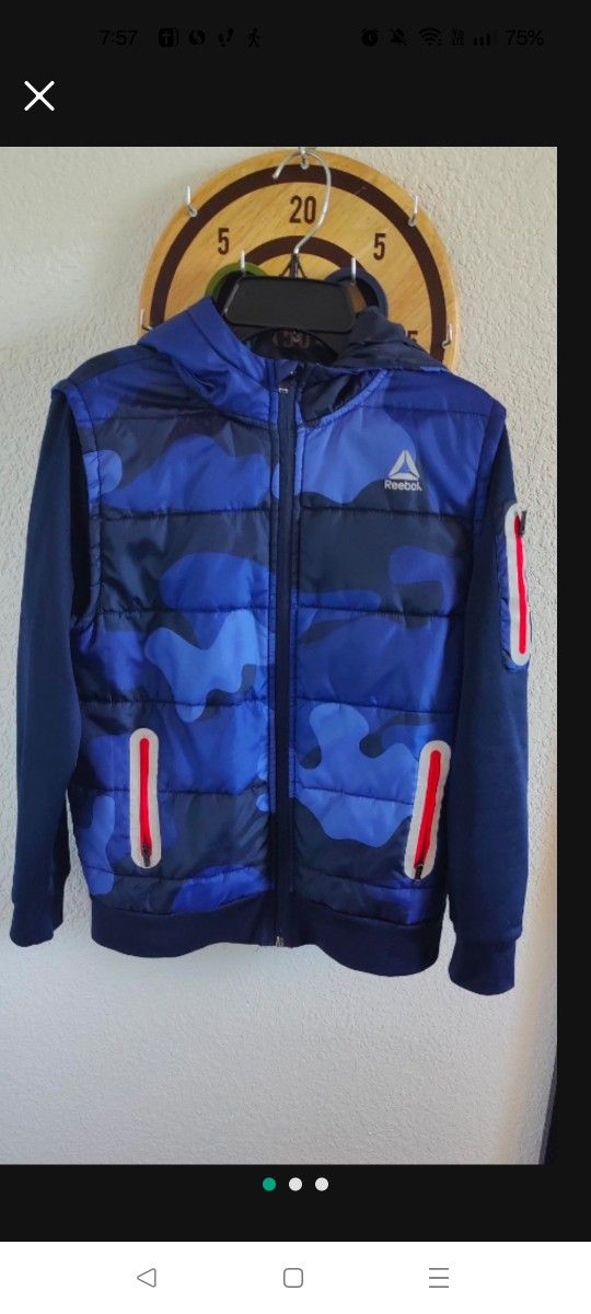 2 Boys Jackets - Reebok And Levi's 