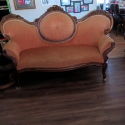 Antique Victorian Loveseat 