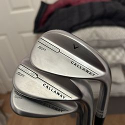 Callaway OPUS SP Wedge Set 50,54,58 Stiff shafts Used A Handful Of Times