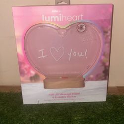Lumiheart RGB LED Message Board &’  Erasable Marker 