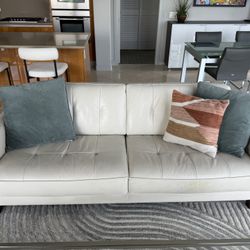 Cream - Off-White Sofa
