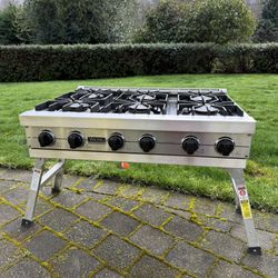 Delivered! Viking Professional 36” Natural Gas Rangetop Stainless Steel