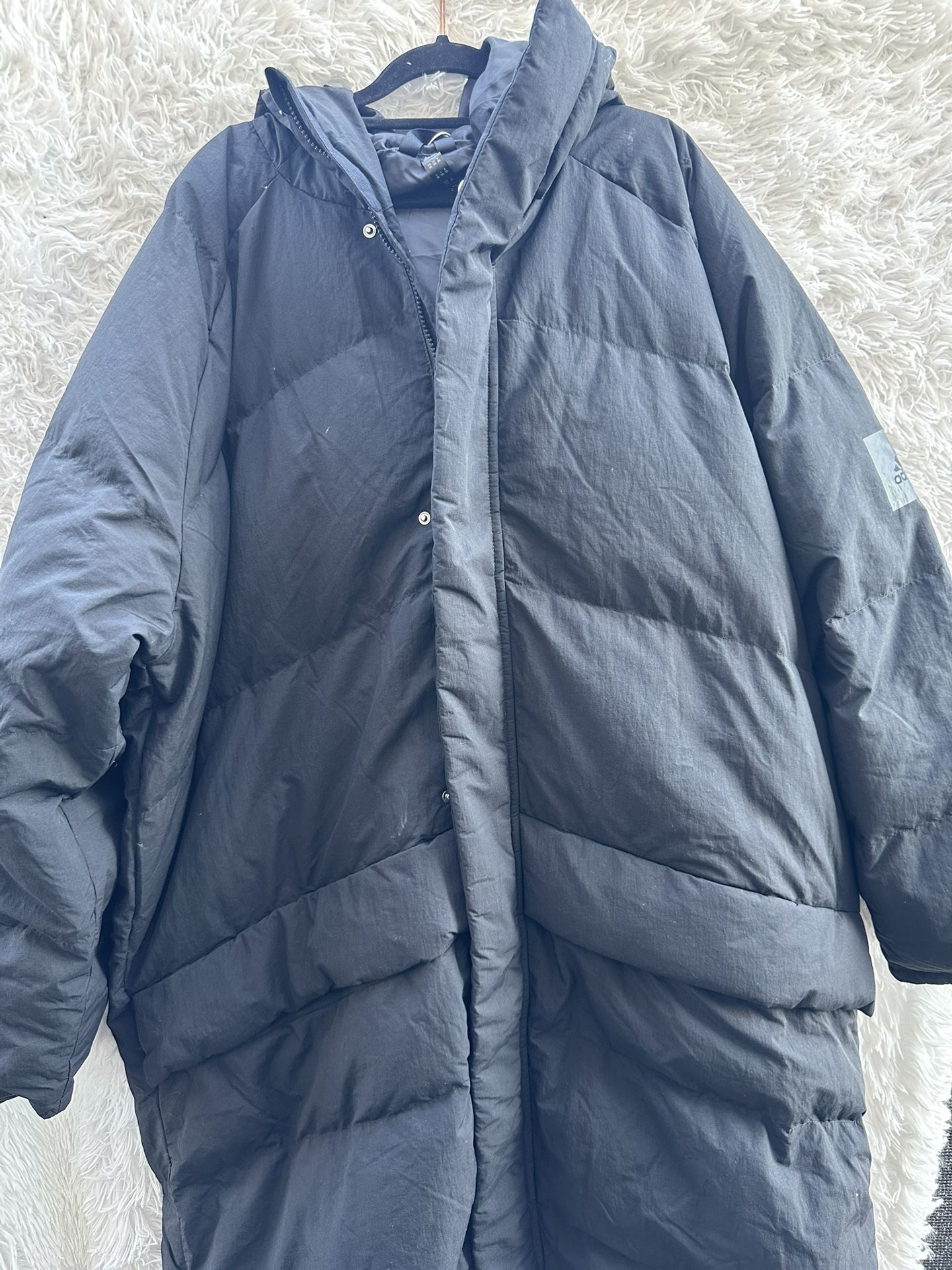Men Adidas puffer Black Outdoor Jacket 2XL New