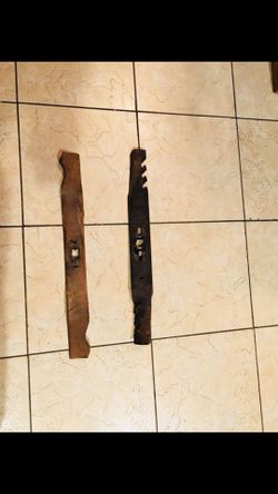 Mower blades need them gone