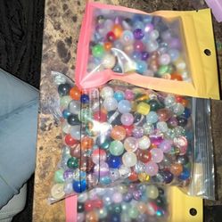 Small resin beads