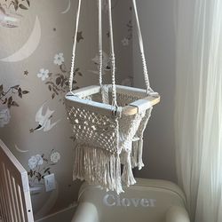 Finn + Emma macrame Swing