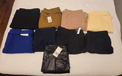 Lot of mostly brand new pants, 9 pairs XL - XXL