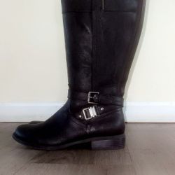 New G by Guess Women’s Hilight Black Knee High Riding Boots Size 9 M