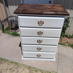 White Dresser 44"H 31".5W 18"D