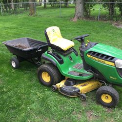 John Deere D140 Tractor With Attachments 