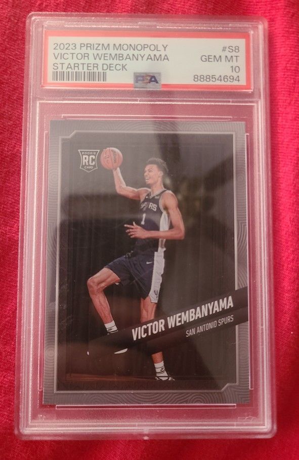 Victor Wembanyama Monopoly Gem Mint 10 Rookie Card