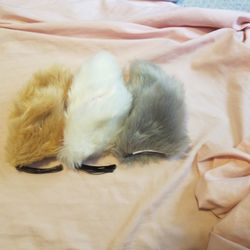 Lot Of 3 Hair Clip Ears
