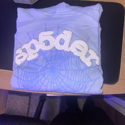 Sp5der Hoodie Blue 