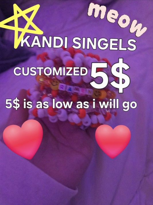 KANDI SINGELS CUSTOMISABLE