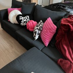 Black Sectional Couch