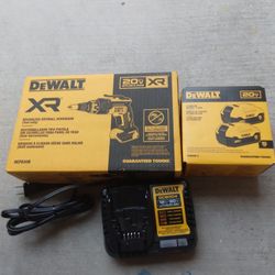 Drywall Screwgun Dewalt 2pack Battery Pack And Charger
