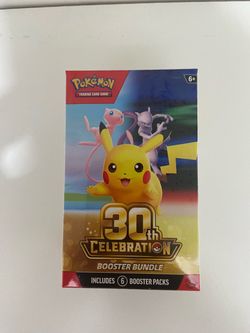 Pokémon 30th anniversary booster bundle
